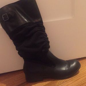 Mootsie Tootsie Black Boots Full Zip (9)